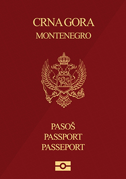 Montenegro passport